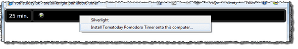Tomatoday Timer OutOfBrowser